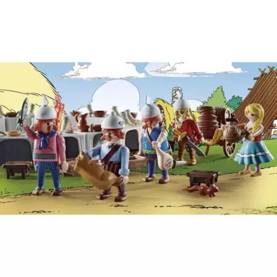 Fête avec Astérix et amis : PLAYMOBIL 70931 - Univers miniature