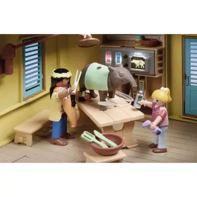 Centre de soins pour animaux écologique PLAYMOBIL 71007 - Univers miniature