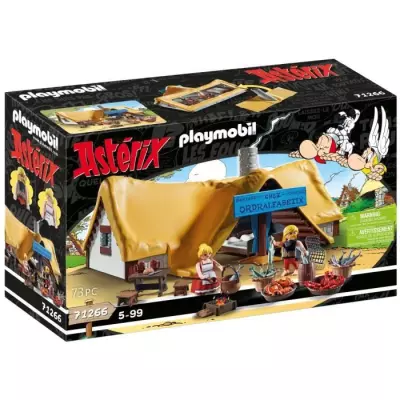 Découvrez la Hutte d'Ordralfabetix PLAYMOBIL 71266 - Village Astérix rampant, mini-garage de collection