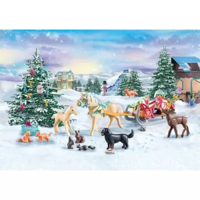 Calendrier de l'Avent PLAYMOBIL - Equestre - Magie de Noël