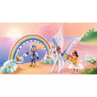 Personnalisez votre propre Cheval ailé avec la Princesse et le Chevalier - Univers Miniature