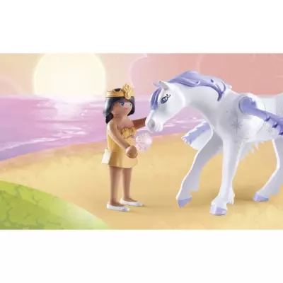 Personnalisez votre propre Cheval ailé avec la Princesse et le Chevalier - Univers Miniature