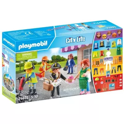 Figurines PLAYMOBIL Métiers - City Life - 5 ans - 58 pièces Figurines PLAYMOBIL Métiers - City Life - 5 ans - 58 pièces
