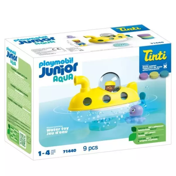 PLAYMOBIL Junior 71440 Sous-marin, Junior AQUA Tinti, Des 12 mois
