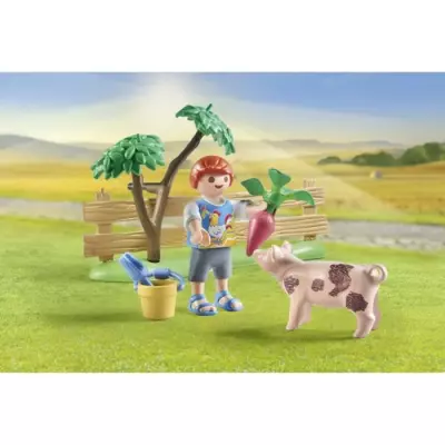 Découvrez le set PLAYMOBIL 71443 Grands-parents et potager - Country - Des 4 ans Découvrez le set PLAYMOBIL 71443 Grands-parents et potager - Country - Des 4 ans