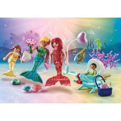 Jeux PLAYMOBIL 71469 Famille de sirènes : Univers miniature enchanté Jeux PLAYMOBIL 71469 Famille de sirènes : Univers miniature enchanté