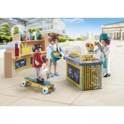 Stand de restauration rapide Playmobil 71538 - Univers miniature Stand de restauration rapide Playmobil 71538 - Univers miniature