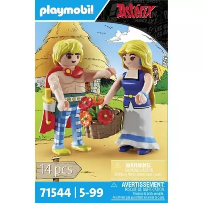 Duo Astérix Tragicomix et Falbala - Univers Miniature
