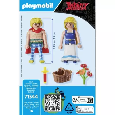Duo Astérix Tragicomix et Falbala - Univers Miniature