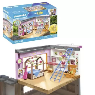 Découvrez la chambre d'enfant PLAYMOBIL 71610 avec lit cabane! Découvrez la chambre d'enfant PLAYMOBIL 71610 avec lit cabane!