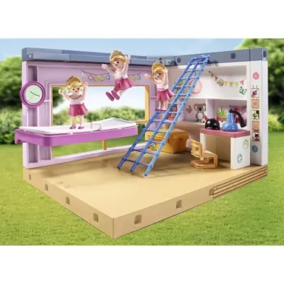 Découvrez la chambre d'enfant PLAYMOBIL 71610 avec lit cabane! Découvrez la chambre d'enfant PLAYMOBIL 71610 avec lit cabane!
