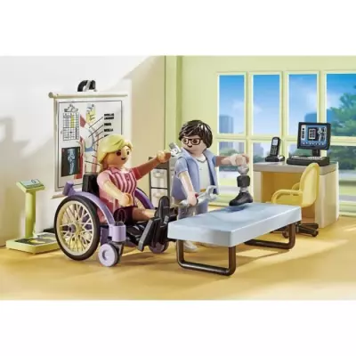 Atelier de kinésithérapie PLAYMOBIL 71617 - Hôpital Action Heroes