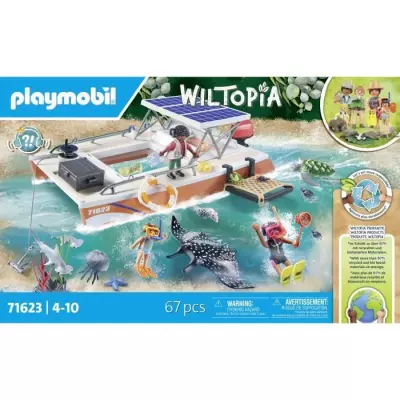Explorez les récifs avec le bateau de surveillance PLAYMOBIL ! Explorez les récifs avec le bateau de surveillance PLAYMOBIL !