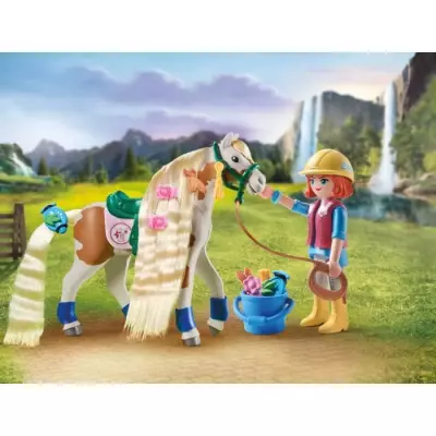 Figurine miniature PLAYMOBIL 71639 Ellie avec cheval, Horses of Waterfall Figurine miniature PLAYMOBIL 71639 Ellie avec cheval, Horses of Waterfall
