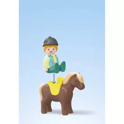 Ferme tracteur et animaux PLAYMOBIL Junior 71656 - Pour bébé et enfant