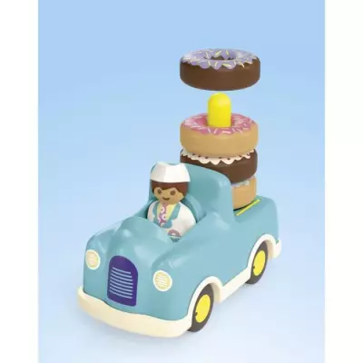 Camion de donuts PLAYMOBIL Junior pour les petits dès 12 mois Camion de donuts PLAYMOBIL Junior pour les petits dès 12 mois