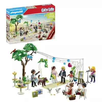 Jouet PLAYMOBIL 71365 Cérémonie de mariage - Mini figurine, 163 pièces