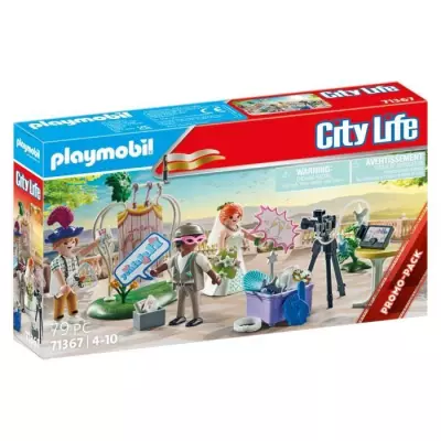 Jeu PLAYMOBIL 71367 : Couple de mariés avec appareil photo - City life Jeu PLAYMOBIL 71367 : Couple de mariés avec appareil photo - City life