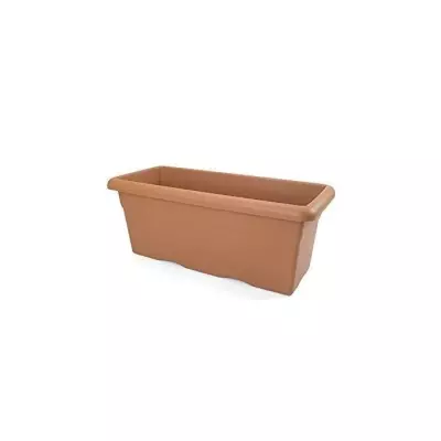 Jardinière rectangulaire terracotta - 100x44 cm