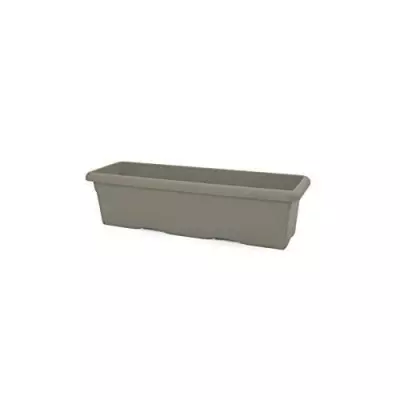 Jardinière rectangulaire PLASTIKEN - 60 x 33 cm - Taupe Jardinière rectangulaire PLASTIKEN - 60 x 33 cm - Taupe