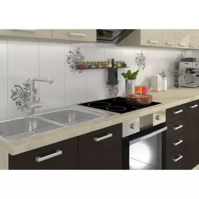 Plan de travail Stratifié - L 180 cm - Ep 28 mm - Beige mat