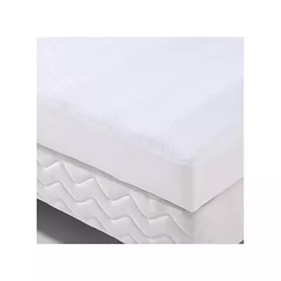 Protégez votre literie avec notre housse imperméable en éponge 100% coton - 80x190 cm blanc