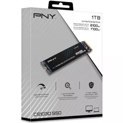 PNY CS1030 1TB M.2 NVMe PCIe Gen3 - SSD ultra-rapide 