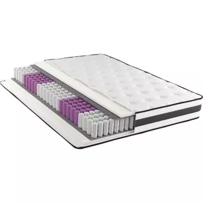 Matelas POCKET 160x200 cm - Ressorts ensachés 24 cm - Réversible
