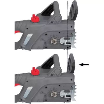 Tronçonneuse Électrique Powerplus - 2200 W, Guide 400 mm