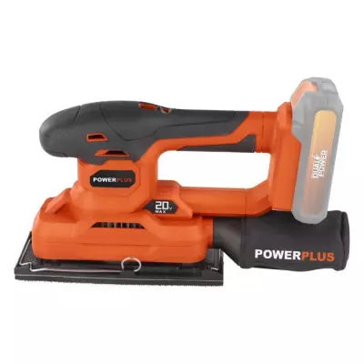 Ponceuse vibrante sans fil 20V 187x90mm - Puissance double POWDP50300