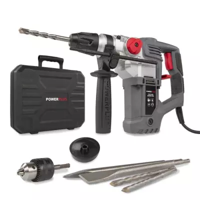 Marteau burineur SDS+ PowerPlus 900w 4,2J - Compact et puissant