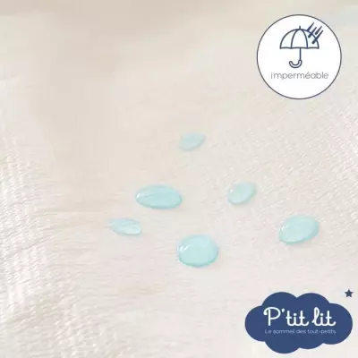 Lot de 2 Protèges matelas Bébé 60x120 cm - Imperméable et Respirant