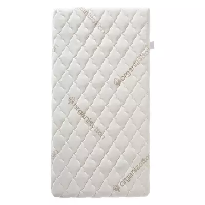 Matelas Bébé Coton Bio - 100% Coton - 60x120x10 cm