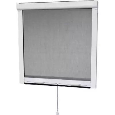 Moustiquaire fenêtre PVC L100 x H145 cm - Recoupable en largeur et hauteur