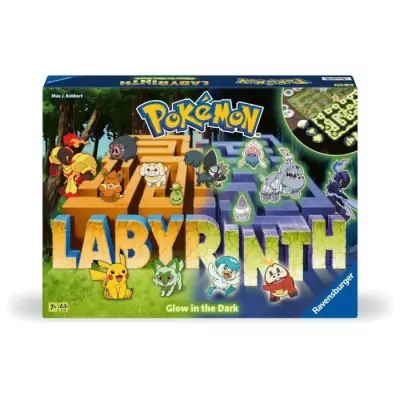 Labyrinthe Pokémon Glow in the Dark - Jeu Classique pour Enfant et Famille