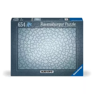 Puzzle 654 pièces Krypt Silver Ravensburger - Défi monochrome