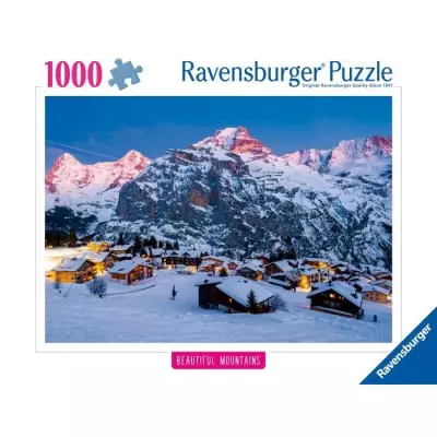 Puzzle 1000 pièces L‘Oberland bernois, Mürren - Qualité supérieure !