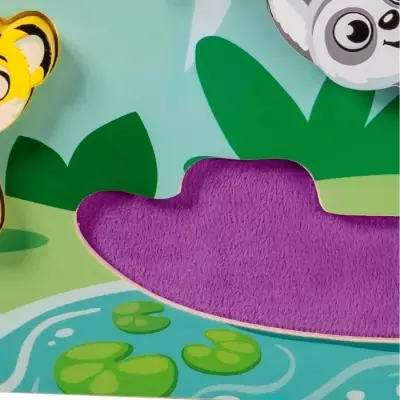 Jeu de puzzle sensoriel Ravensburger play+ - Dans la jungle, 6-36 mois