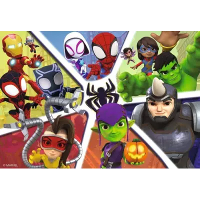 Puzzle 2x24 pièces Spidey & compagnie - Pour enfants dès 4 ans