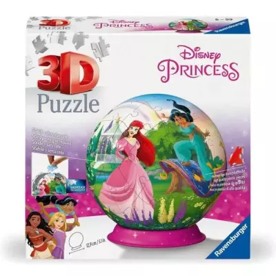 Puzzle 3D Ball Disney Princesses - Ravensburger - 11579 - Pour les fans de princesse Disney !
