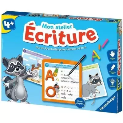 Coffret Educatif Mon Atelier Ecriture - Ravensburger - Des 4 ans