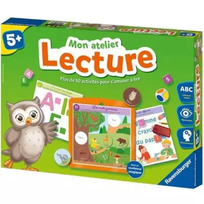 Mon atelier Lecture - Coffret complet éducatif Ravensburger - 50 activités