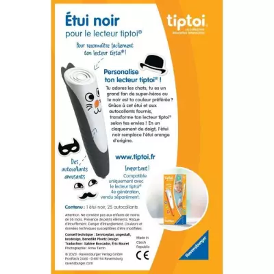 Étui noir pour Lecteur tiptoi: protégez et transportez facilement!