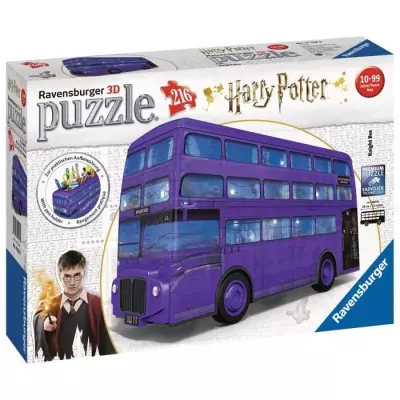 Puzzle 3D Magicobus Harry Potter Ravensburger - Véhicule écologique 216 pièces