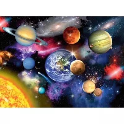 Puzzle Ravensburger 300 pièces XXL - Système solaire - Pour enfants dès 9 ans
