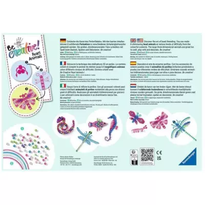 Kit de création d'animaux en perles - Ravensburger - Pour des bijoux uniques!