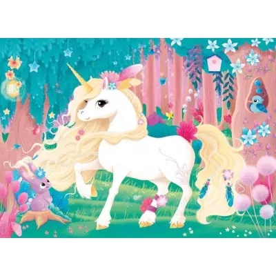 Puzzle enfant 45 pièces Licorne fantastique Nathan Puzzle enfant 45 pièces Licorne fantastique Nathan