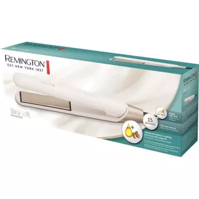 Lisseur REMINGTON S4740 Shea Soft - Revêtement Advanced Ceramic enrichi 