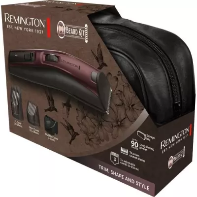 Coffret tondeuse barbe Remington MB4047 9 guides - sans fil, étanche