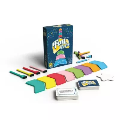 Découvrez Jeu de société Fun Facts - Asmodee - Pour les petits - En Bleu - Multicolore
